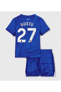 Chelsea Malo Gusto #27 Jalkapallovaatteet Lasten Kotipeliasu 2025-26 Lyhythihainen (+ Lyhyet housut)